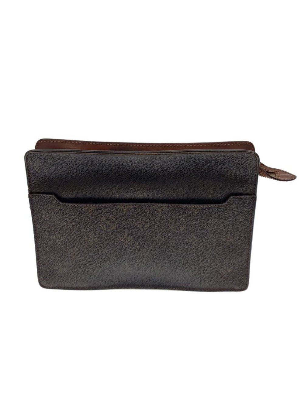 LOUIS VUITTON Shoulder Bag Leather Brown